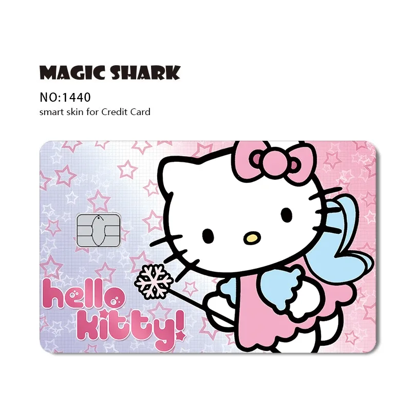 Autocollant Hello Kitty Grenouille pour Carte Bancaire - Fini Mat slide 13