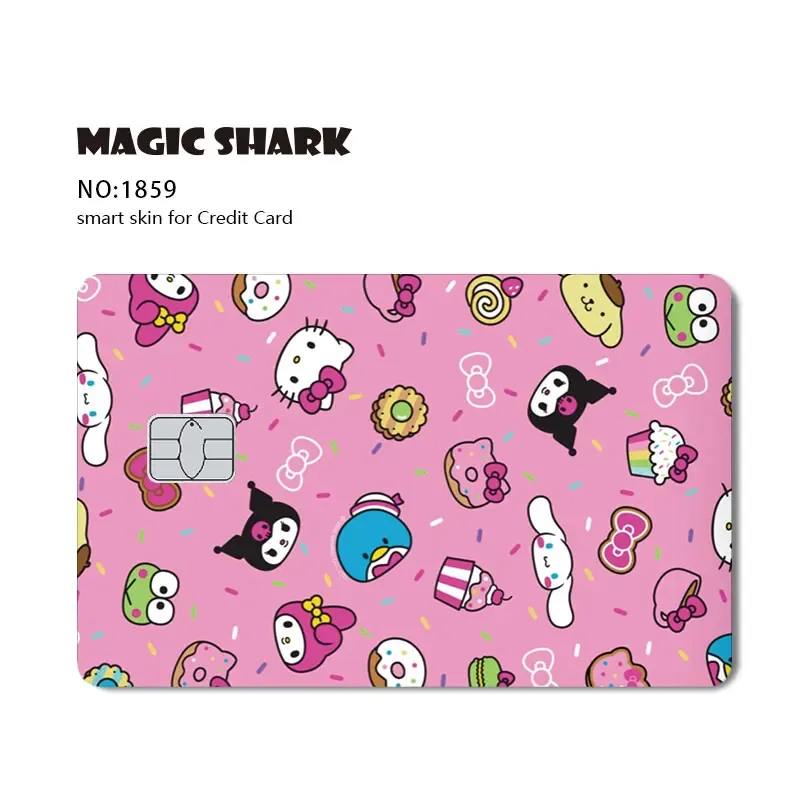 Autocollant Hello Kitty Grenouille pour Carte Bancaire - Fini Mat slide 14