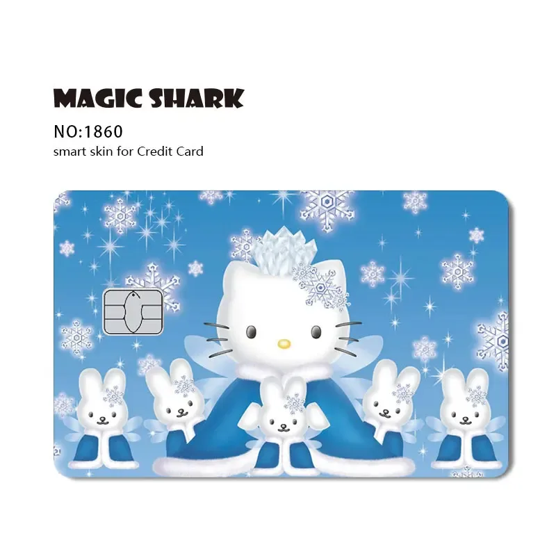 Autocollant Hello Kitty Grenouille pour Carte Bancaire - Fini Mat slide 7