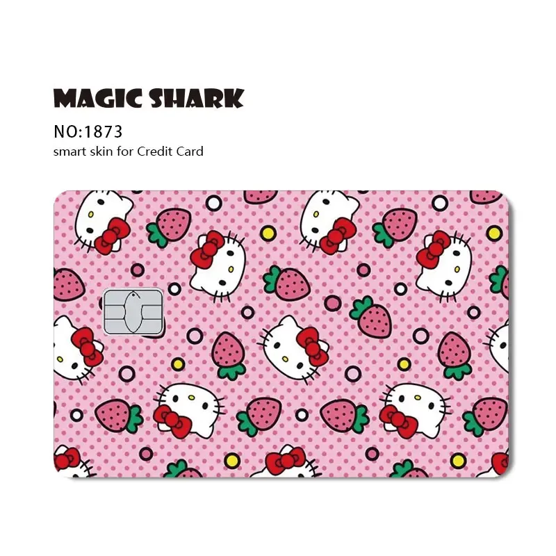 Autocollant Hello Kitty Grenouille pour Carte Bancaire - Fini Mat slide 9