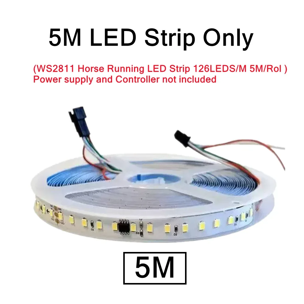 Ruban LED Flexible Adressable WS2811 24V, Effet Dynamique, SMD2835, 5m/10m slide 10