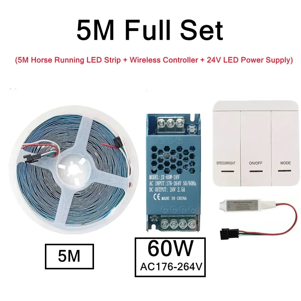 Ruban LED Flexible Adressable WS2811 24V, Effet Dynamique, SMD2835, 5m/10m slide 11