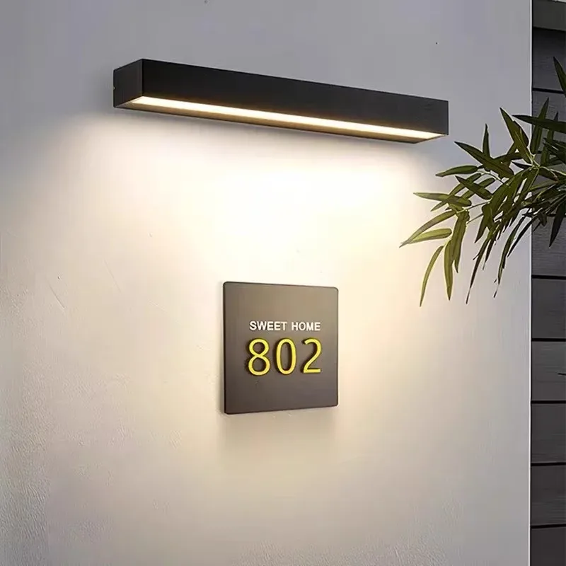 Applique murale extérieure LED linéaire étanche