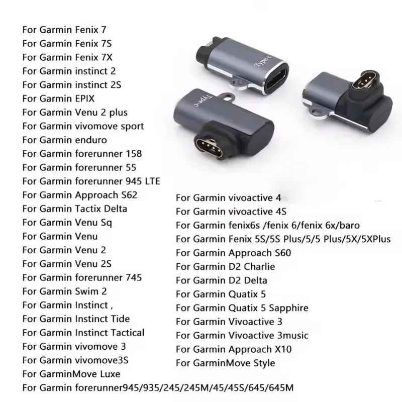 Câble de charge USB-C pour Garmin Fenix 7/6/5, Vivoactive 4/3, Forerunner 945 slide 5