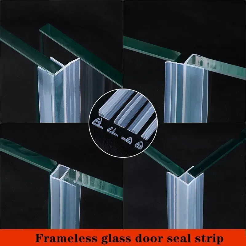 Joint d'étanchéité en silicone pour porte en verre (Profils H, F, U) - Image 2
