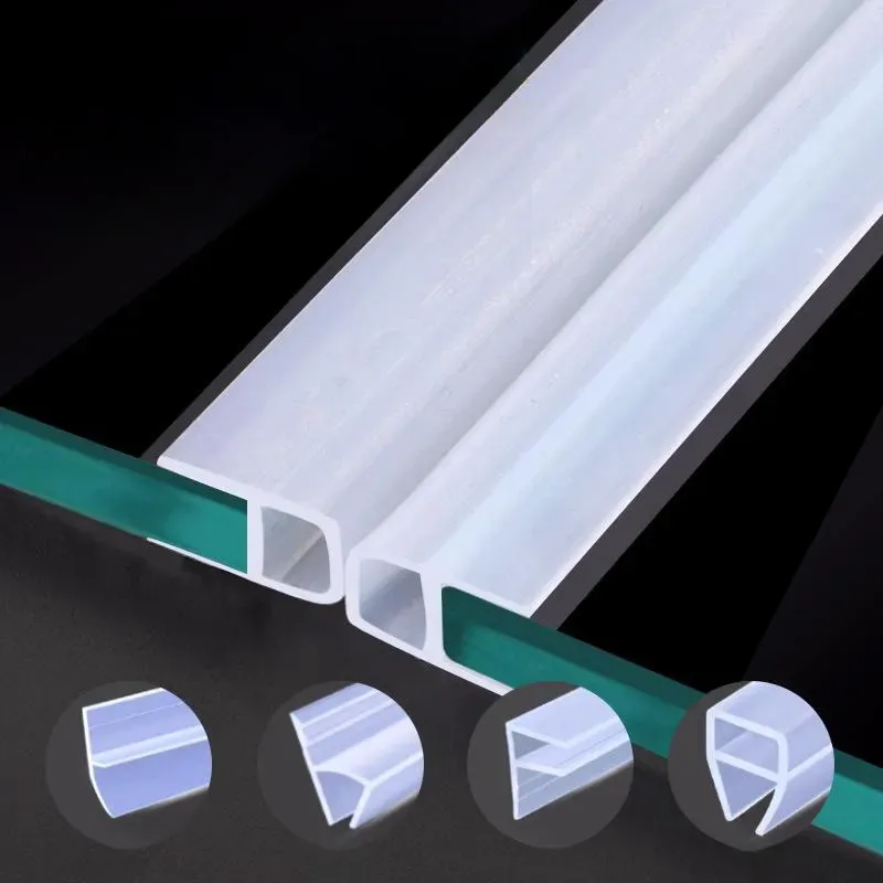 Joint d'étanchéité en silicone pour porte en verre (Profils H, F, U) - Image 4
