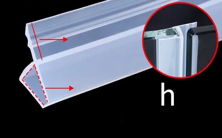 Joint d'étanchéité en silicone pour porte en verre (Profils H, F, U) slide 10
