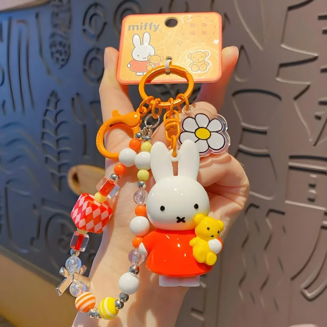Porte-clés Figurine Miffy avec Dragonne Tissée - Image 6
