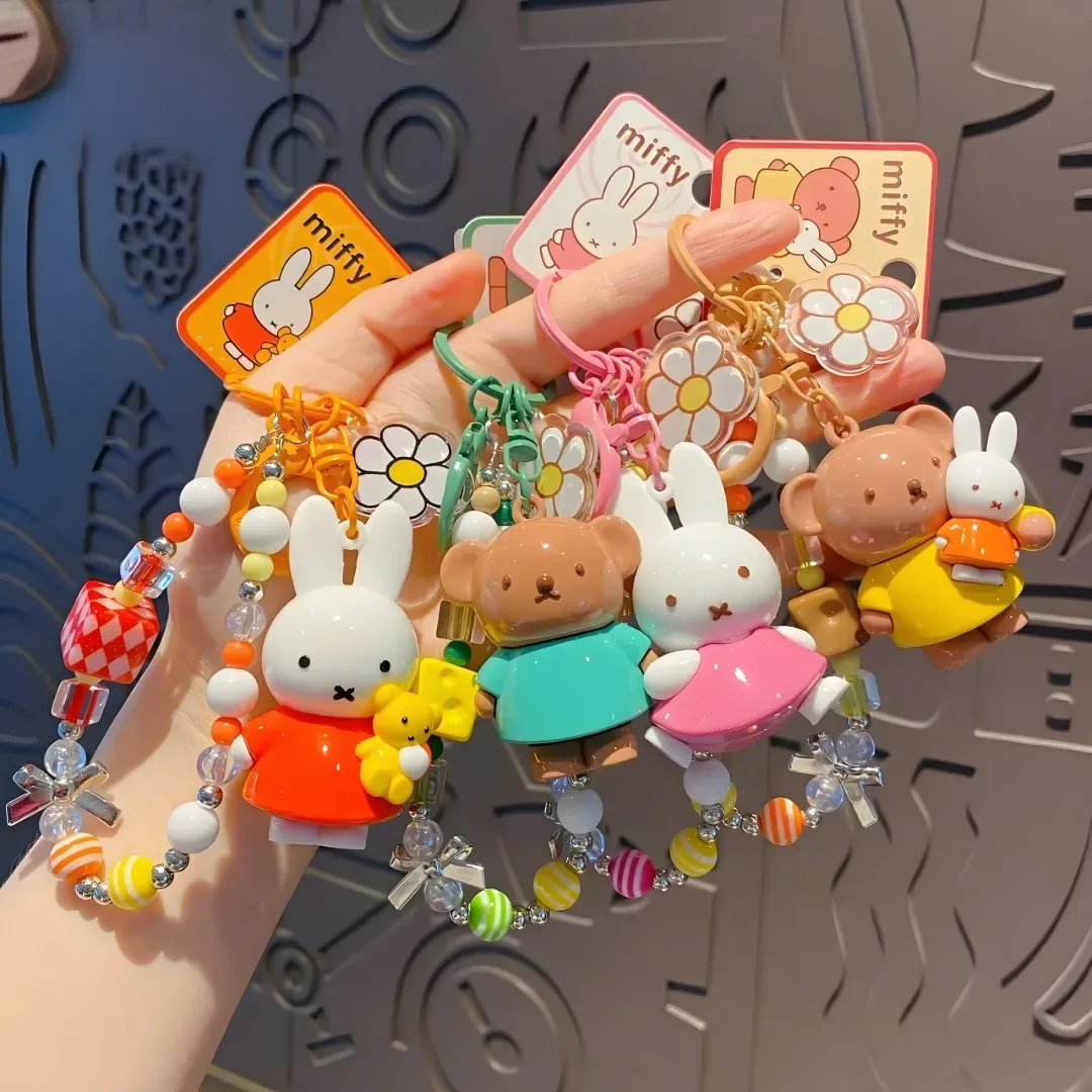 Porte-clés Figurine Miffy avec Dragonne Tissée - Image 2