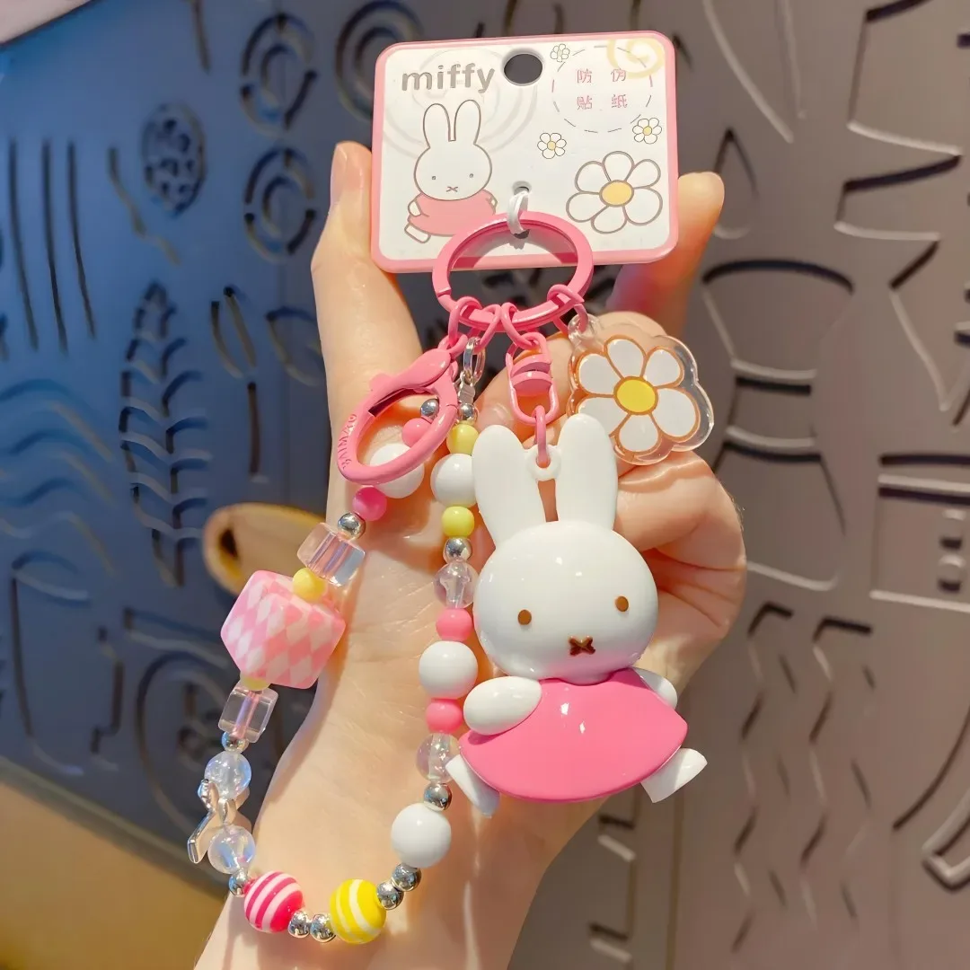 Porte-clés Figurine Miffy avec Dragonne Tissée - Image 5