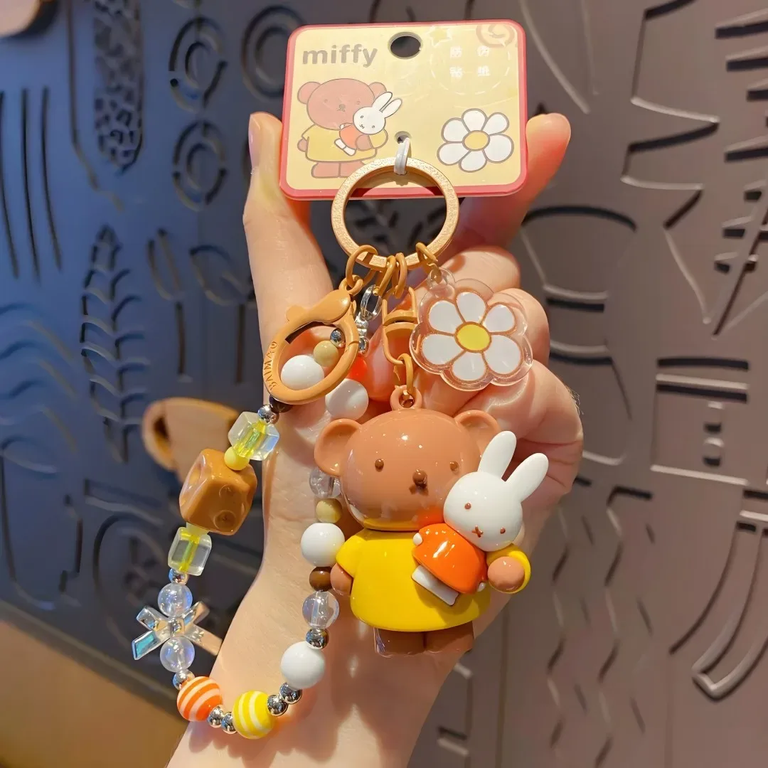 Porte-clés Figurine Miffy avec Dragonne Tissée slide 7