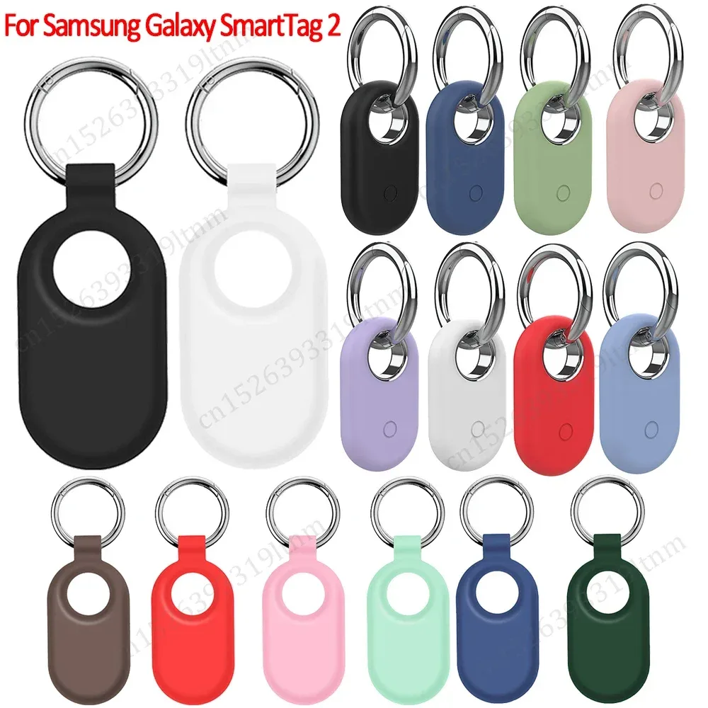 Coque de protection en silicone souple pour Samsung Galaxy SmartTag 2