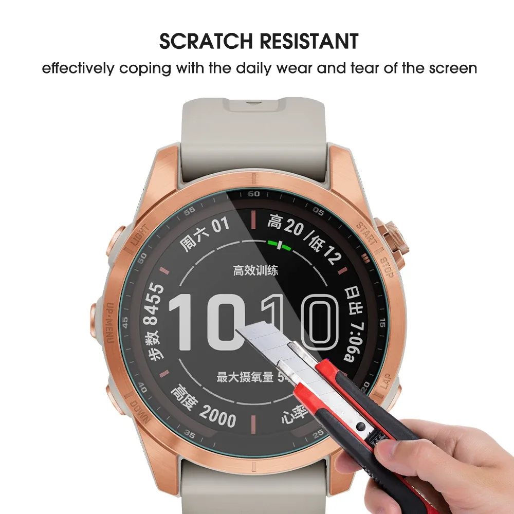 Protection d'écran en verre trempé pour Garmin Fenix, Forerunner et Vivoactive - Image 4