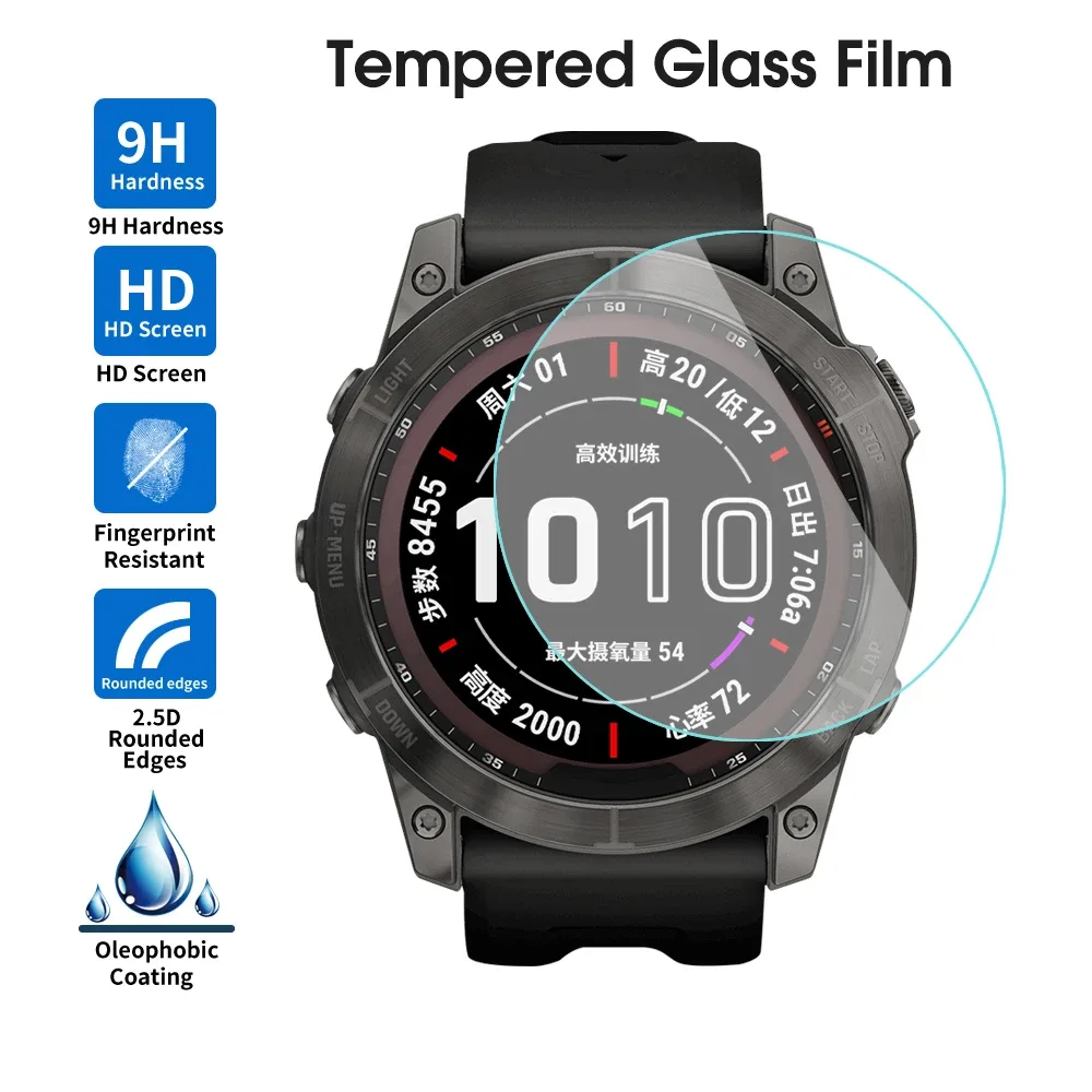 Protection d'écran en verre trempé pour Garmin Fenix, Forerunner et Vivoactive - Image 2