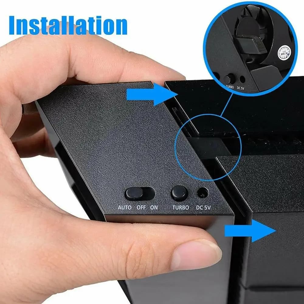 Ventilateur Turbo USB pour PlayStation 4 avec contrôle automatique de température slide 4