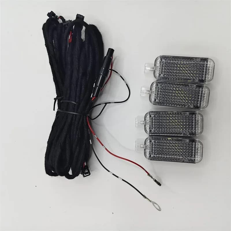 Kit d'éclairage LED de plancher d'origine (OEM) pour Volkswagen Golf 6/7, Jetta, Tiguan, Passat B7/B8 - Image 3