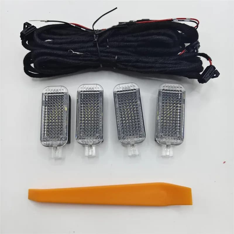 Kit d'éclairage LED de plancher d'origine (OEM) pour Volkswagen Golf 6/7, Jetta, Tiguan, Passat B7/B8 slide 7