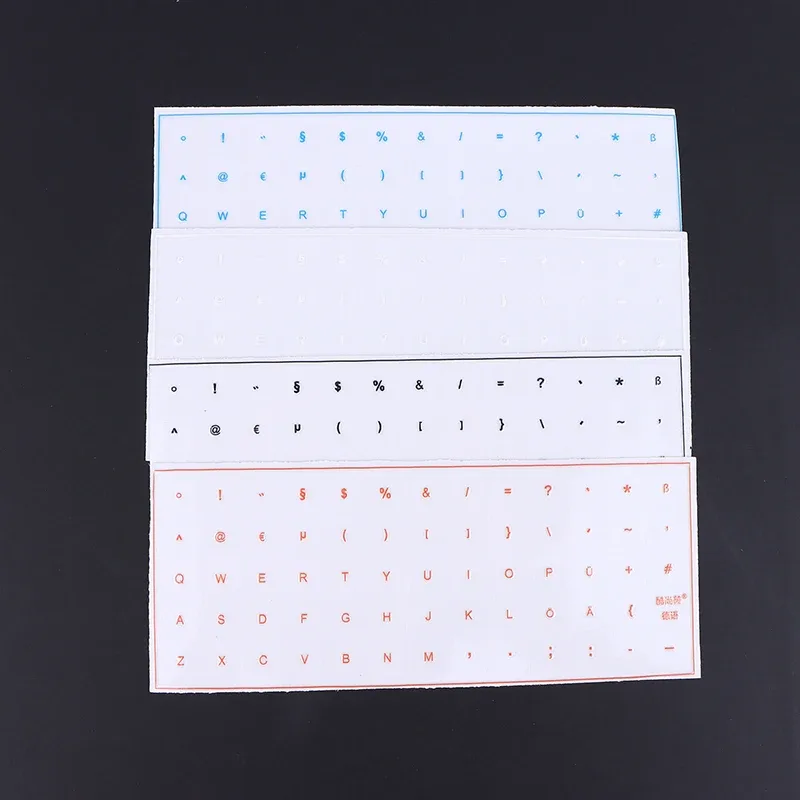 Autocollants de clavier allemands transparents avec pince de précision - Image 4