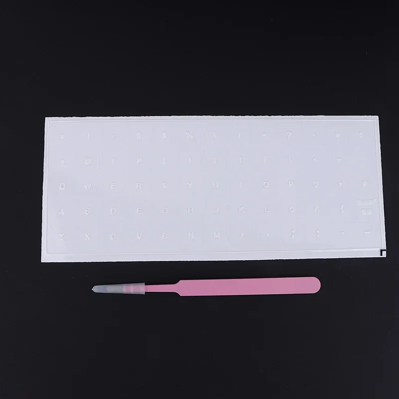 Autocollants de clavier allemands transparents avec pince de précision slide 8