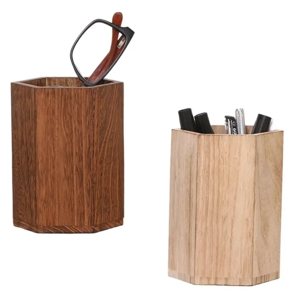 Organisateur de bureau multifonction en bois de grande capacité - Image 5