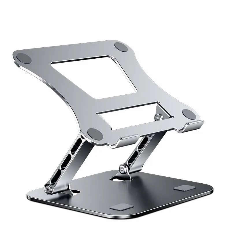Support d'ordinateur portable en aluminium réglable et pliable (jusqu'à 17 pouces) - Image 1