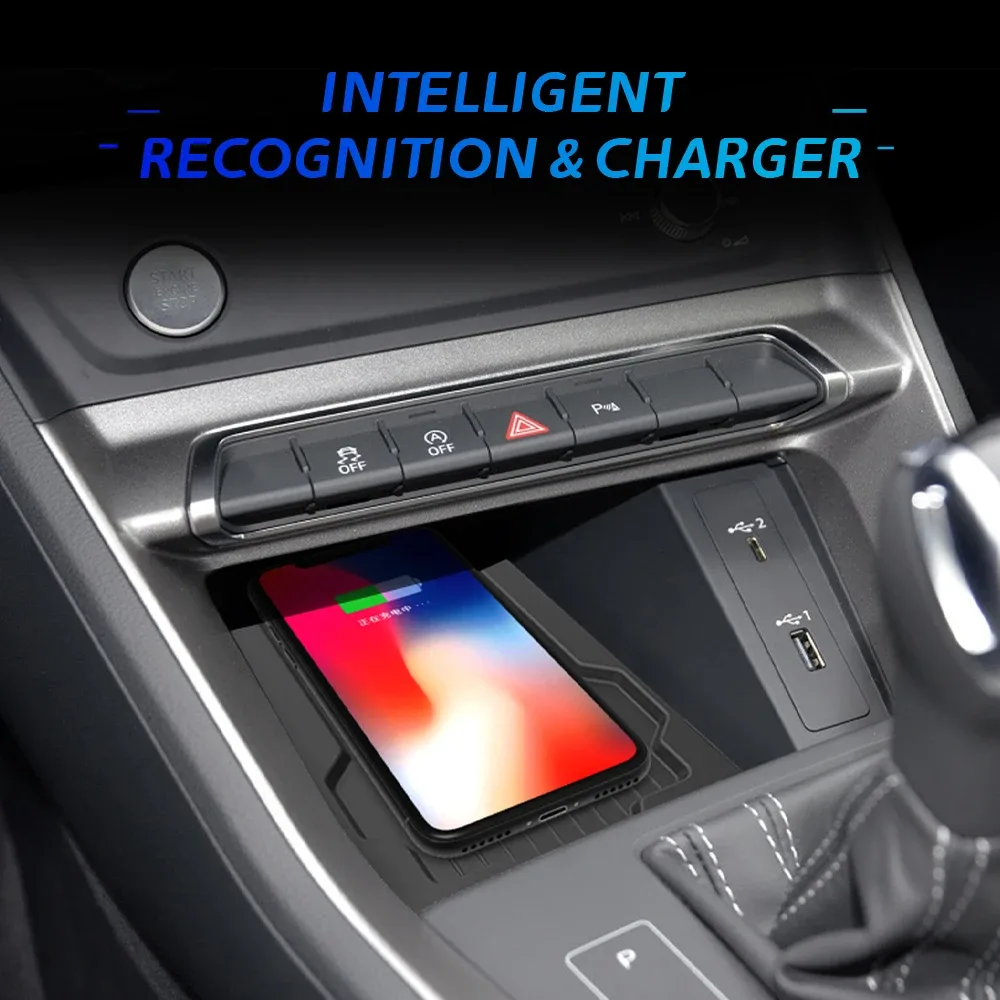 Chargeur sans fil 15W pour Audi Q3 (2015-2022) - Image 2