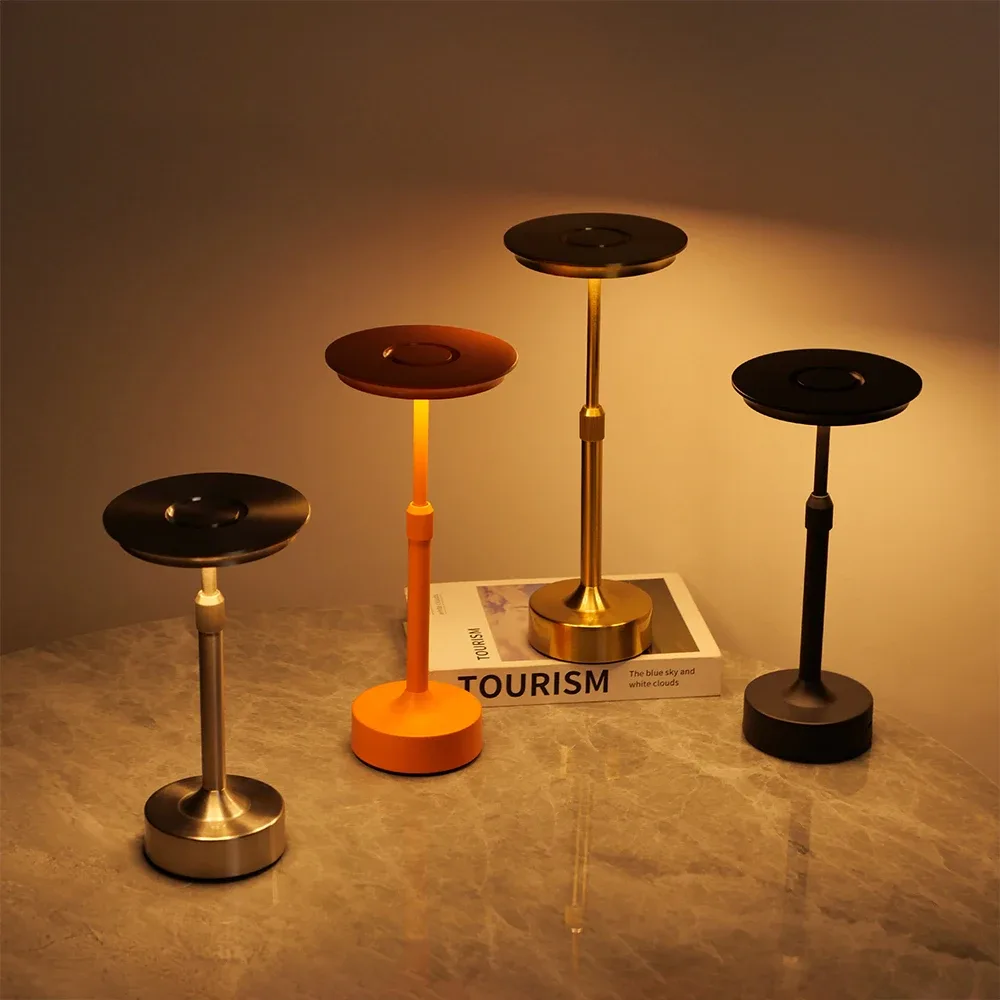 Lampe de table tactile et télescopique en aluminium rechargeable - Image 6