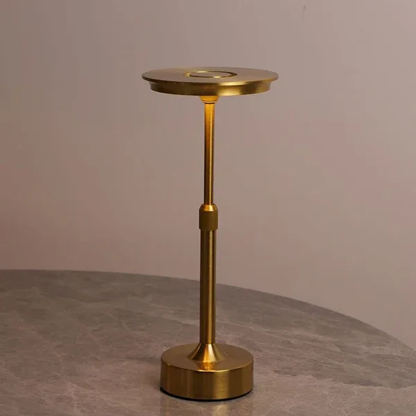 Lampe de table tactile et télescopique en aluminium rechargeable slide 8