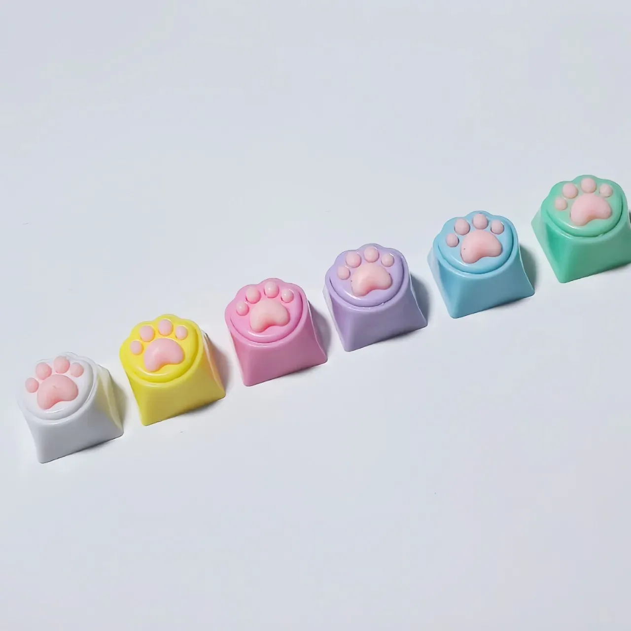 Lot de 10/20 touches de clavier personnalisées "Patte de Chat" pour clavier mécanique