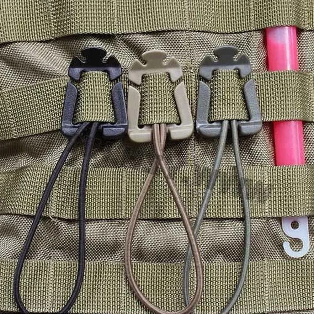 Lot de 2 mousquetons de randonnée pour sac à dos slide 2
