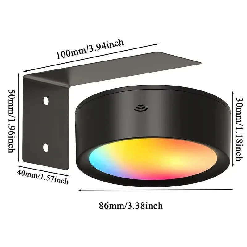 Applique LED pour tableaux, 13 couleurs RVB à intensité variable, projecteur magnétique (à piles) - Image 6