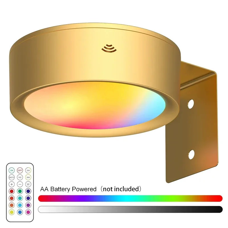 Applique LED pour tableaux, 13 couleurs RVB à intensité variable, projecteur magnétique (à piles) slide 10