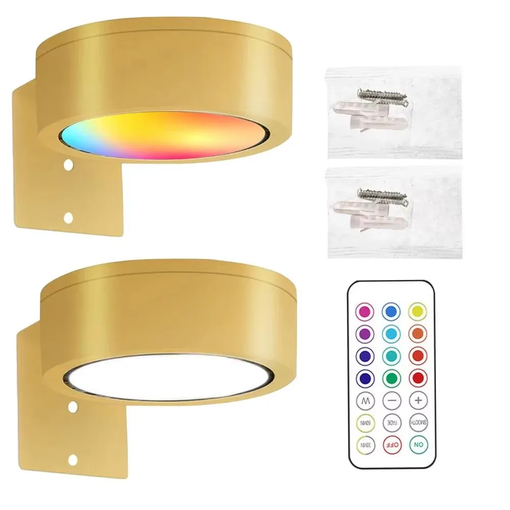 Applique LED pour tableaux, 13 couleurs RVB à intensité variable, projecteur magnétique (à piles) slide 9