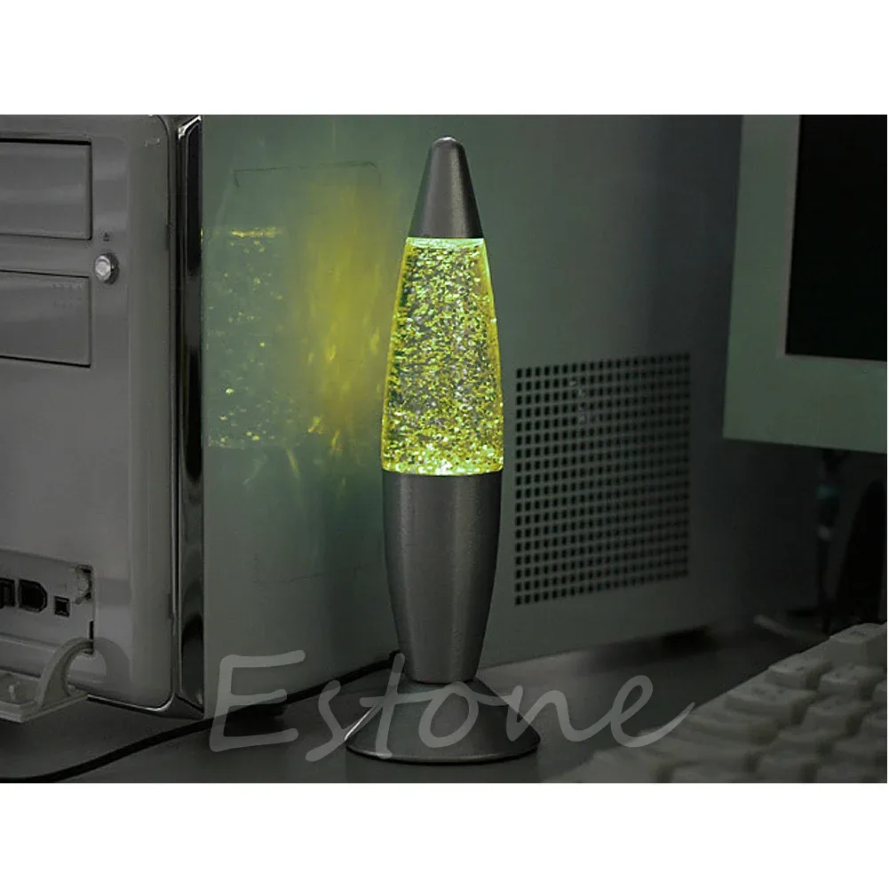Lampe à lave à paillettes USB multicolore slide 3