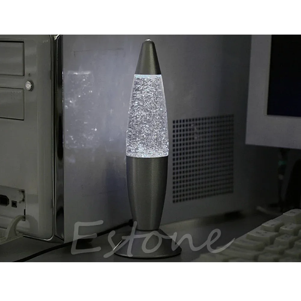 Lampe à lave à paillettes USB multicolore slide 2