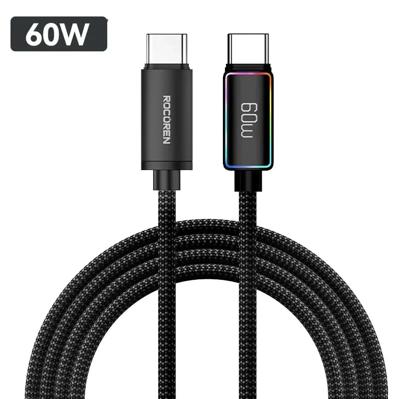 Rocoren - Câble USB-C vers USB-C 100W - Charge Rapide 5A PD 3.1 pour MacBook, iPad et iPhone slide 12