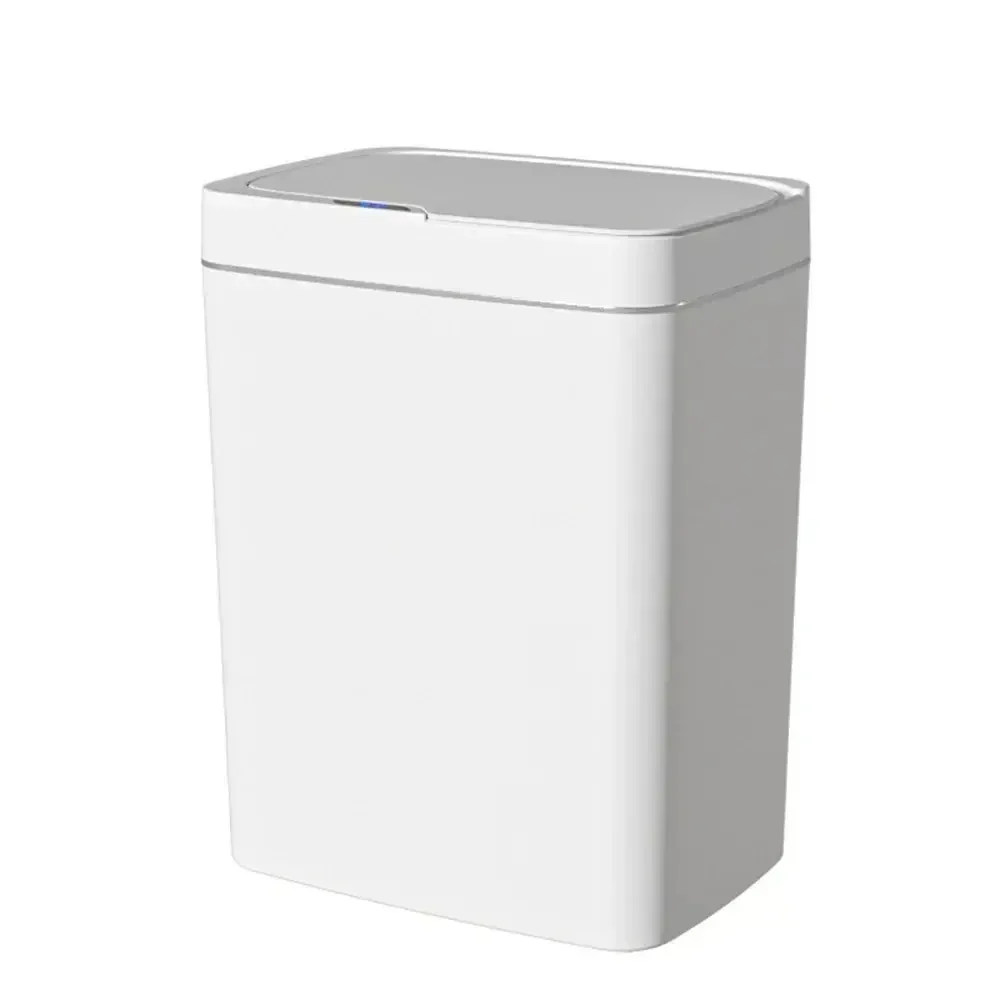 Poubelle de salle de bain intelligente 15L à capteur sans contact, design étroit slide 6