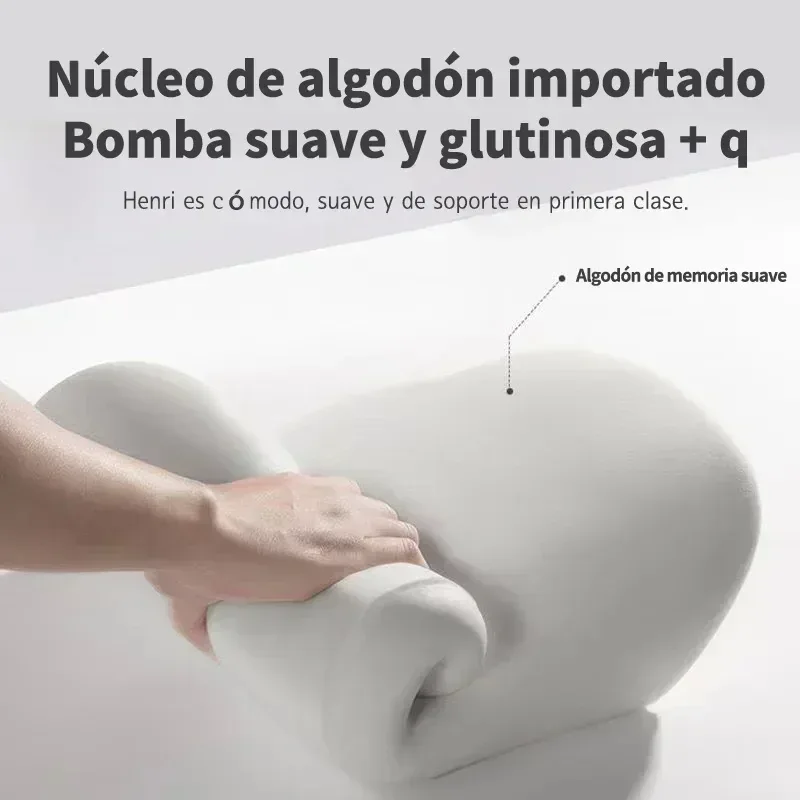 Coussin Lombaire Ergonomique en Mousse à Mémoire de Forme pour Chaise de Bureau et Soutien Post-Partum slide 5