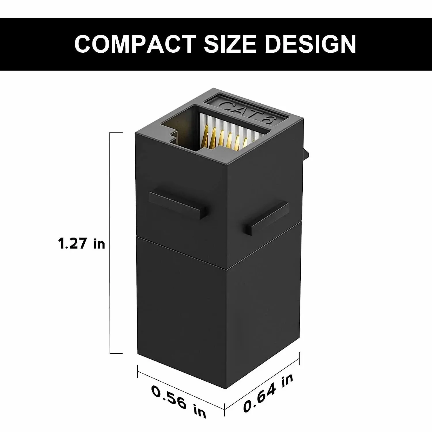 ZoeRax Coupleur RJ45 Keystone Cat7/Cat6/Cat5e, Femelle à Femelle, Lot de 2 - Image 6