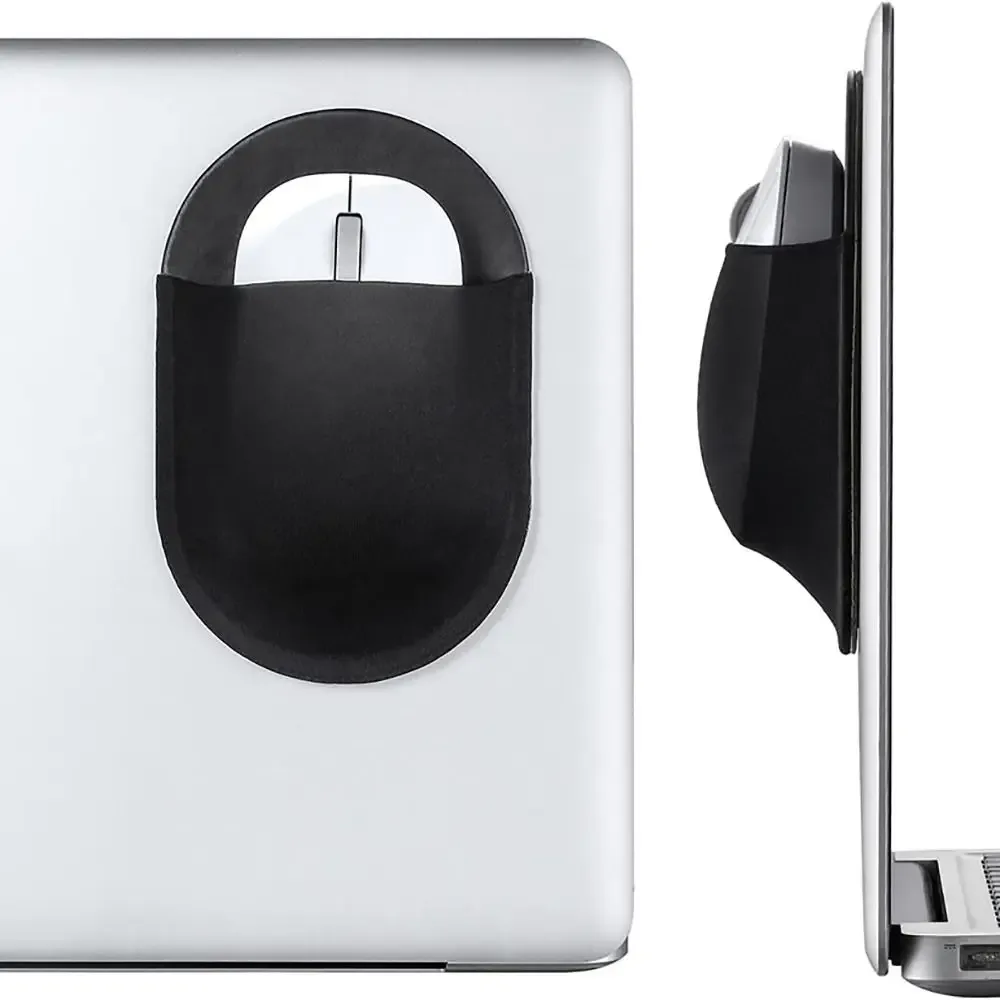 Pochette de souris auto-adhésive universelle pour ordinateur portable, support réutilisable sans résidus