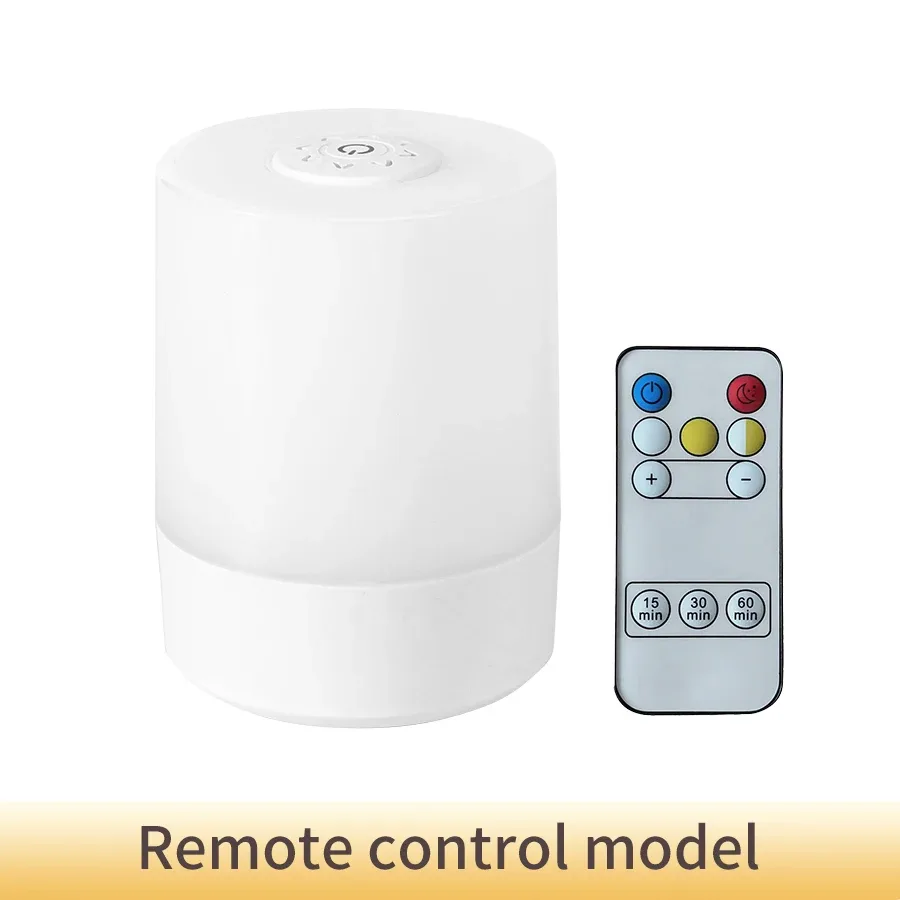 Lampe de chevet LED rechargeable avec télécommande et commande tactile slide 8