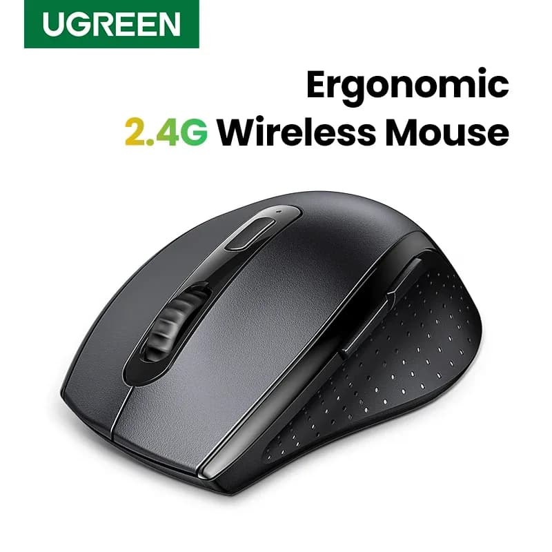 Souris sans fil silencieuse UGREEN 1600 DPI avec récepteur USB 2,4 GHz - Image 1
