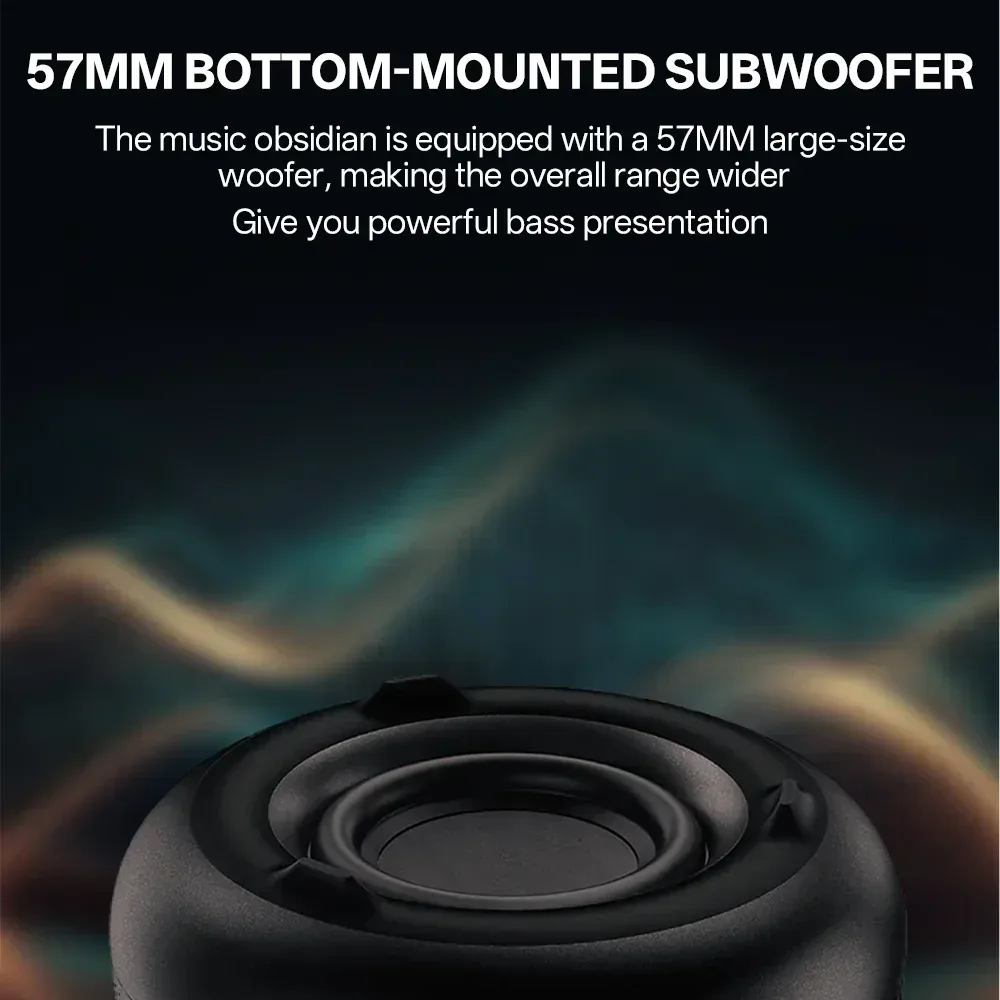 Barre de son portable sans fil Bluetooth 5.3 Hi-Fi avec caisson de basses - Image 6