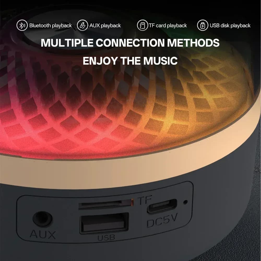 Barre de son portable sans fil Bluetooth 5.3 Hi-Fi avec caisson de basses - Image 3