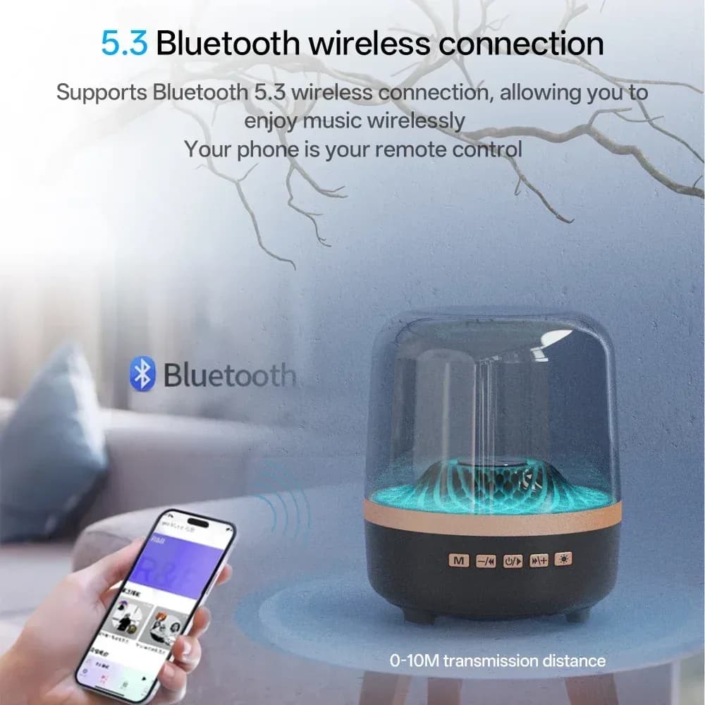 Barre de son portable sans fil Bluetooth 5.3 Hi-Fi avec caisson de basses - Image 5