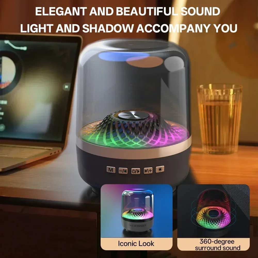Barre de son portable sans fil Bluetooth 5.3 Hi-Fi avec caisson de basses - Image 4