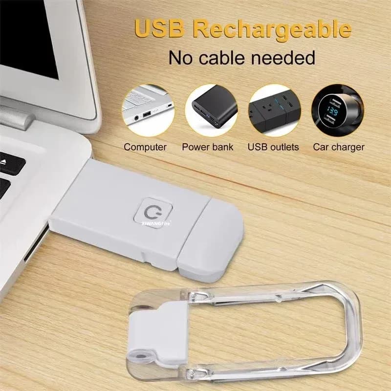 Lampe de lecture à clip rechargeable USB - Image 4