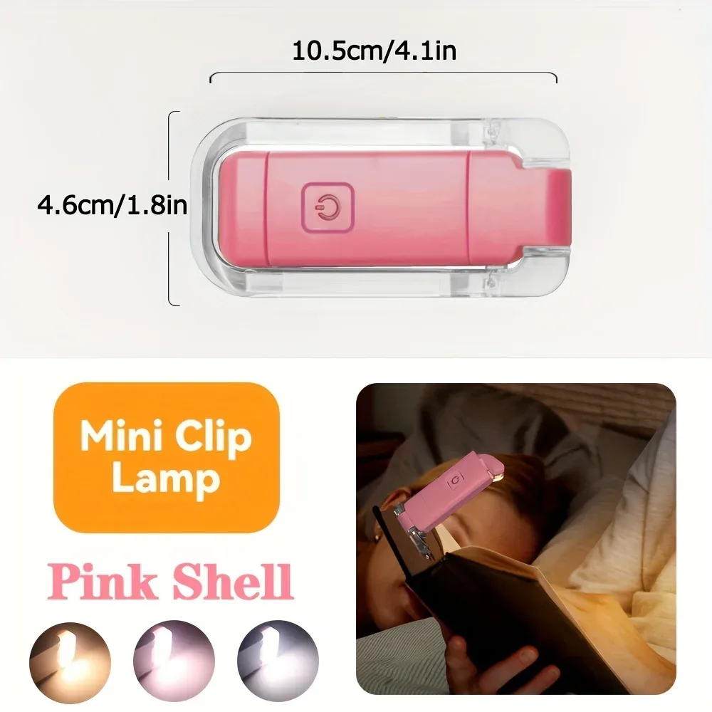 Lampe de lecture à clip rechargeable USB slide 10