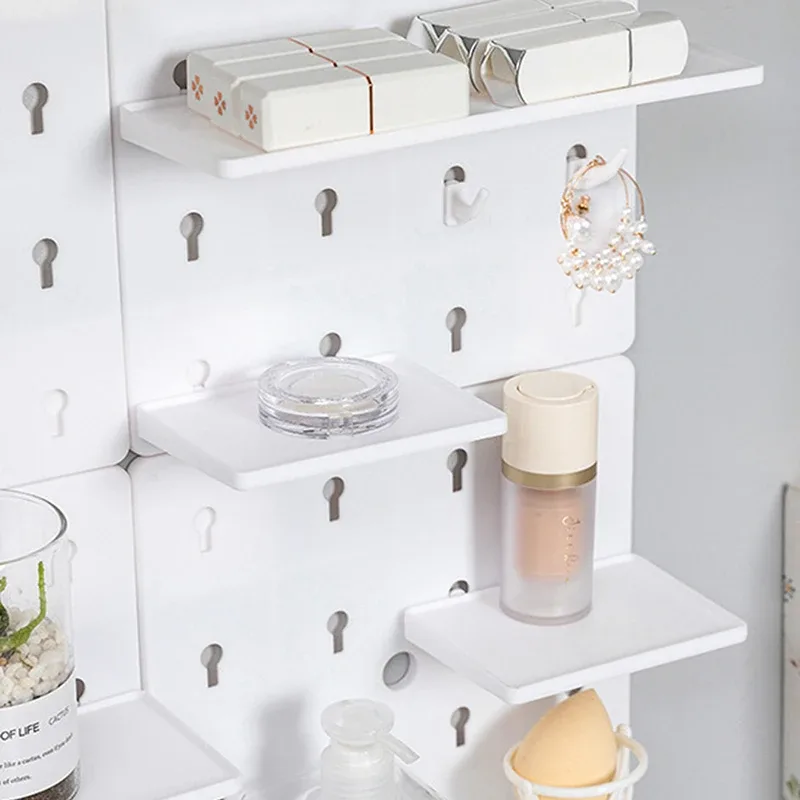 Étagère murale adhésive sans perçage pour salle de bain et chambre - Image 4