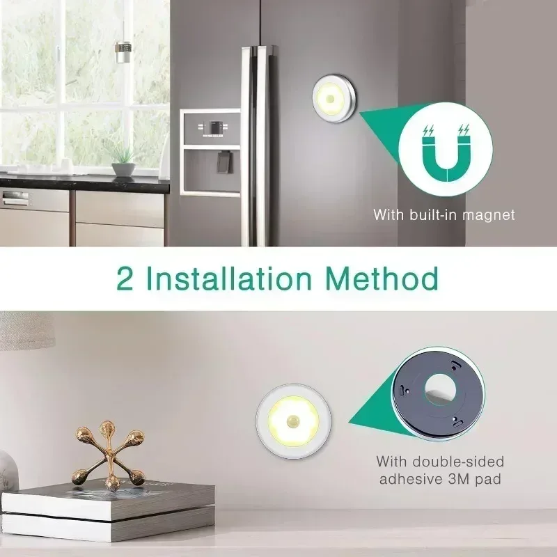 Lampe LED sans fil à détecteur de mouvement et fixation magnétique - Image 6